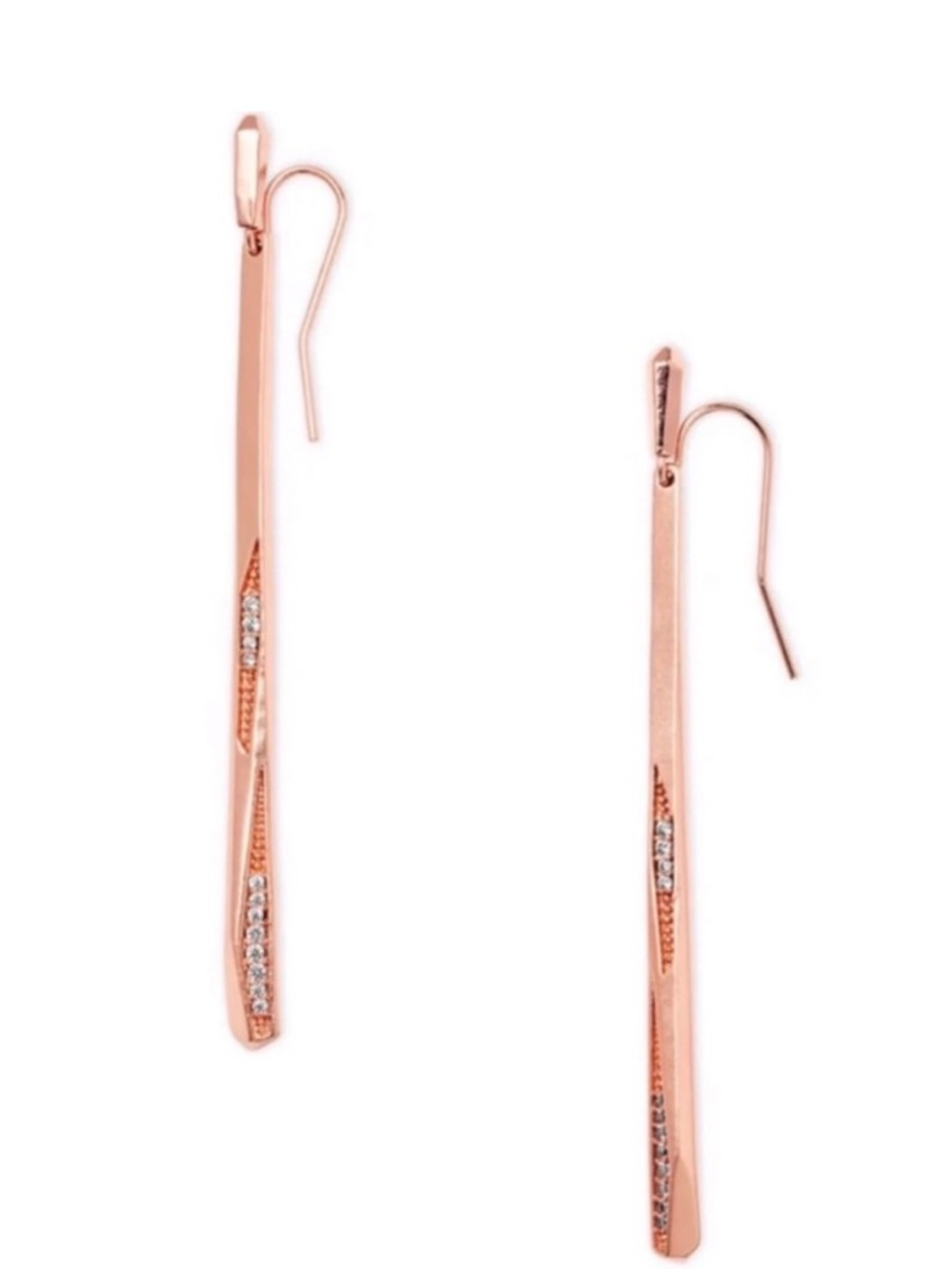 Kendra Scott ‘Melissa’ Rose Gold Drop Earrings